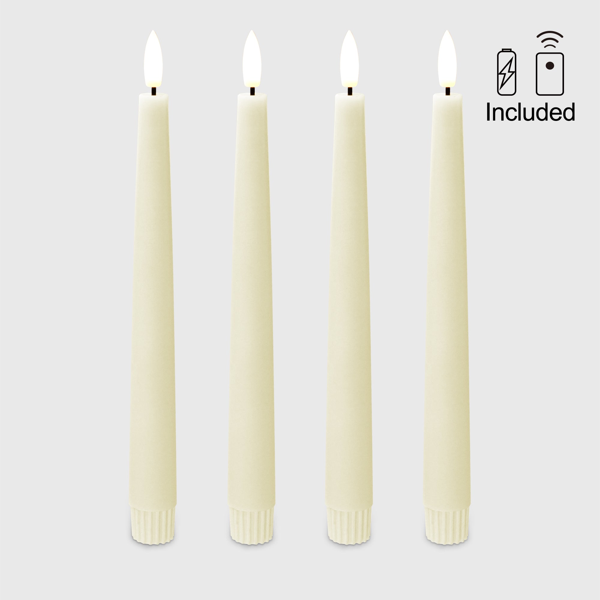 Classic Flameless Taper Candles