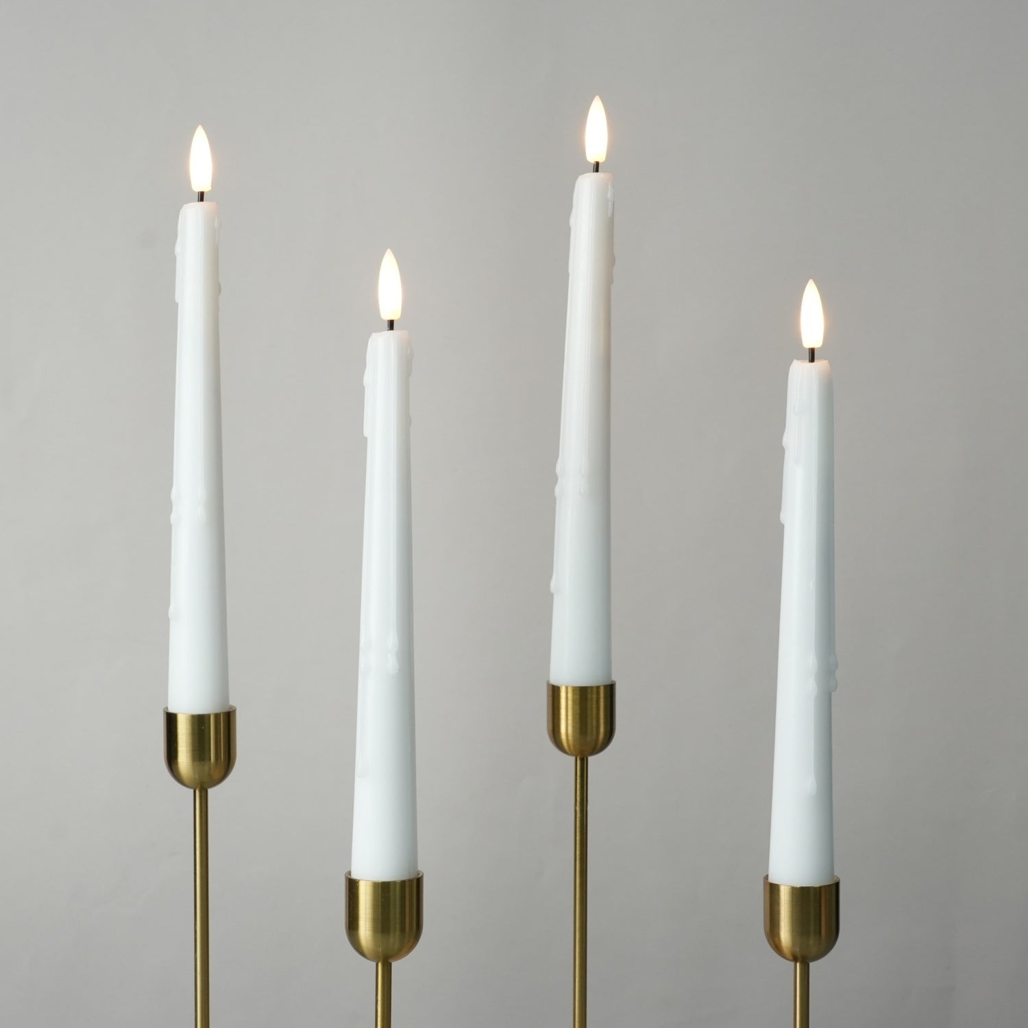 Wax Drip Flameless Taper Candles