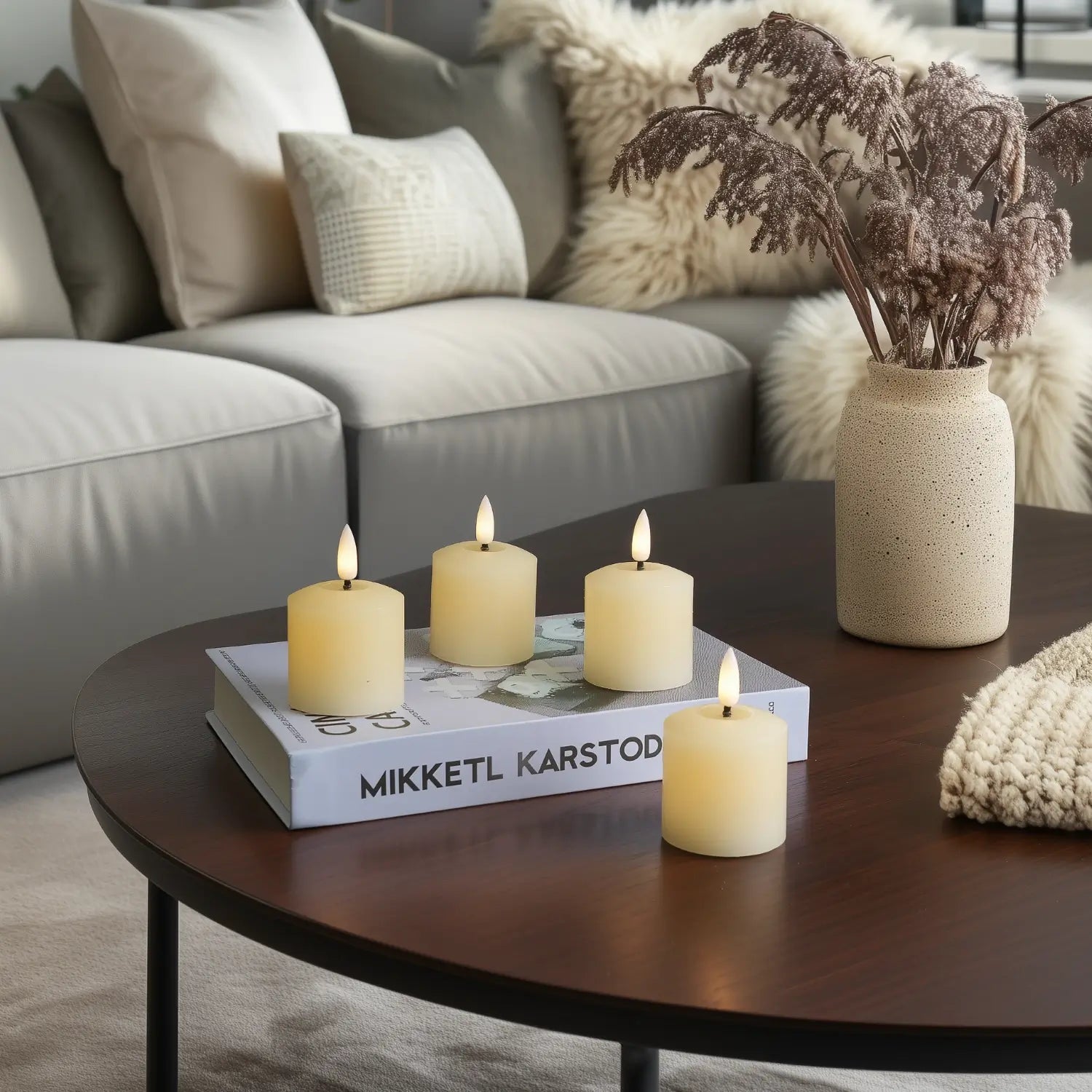 Flameless Votive Candles – Set of 8