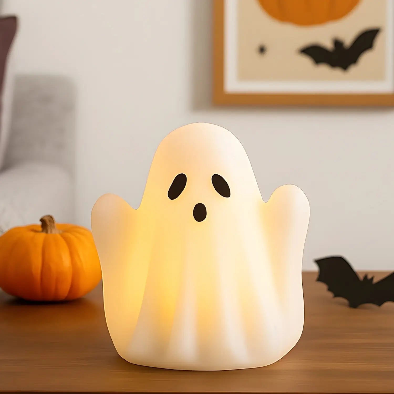 Ghost Wax Candle – 5" Width