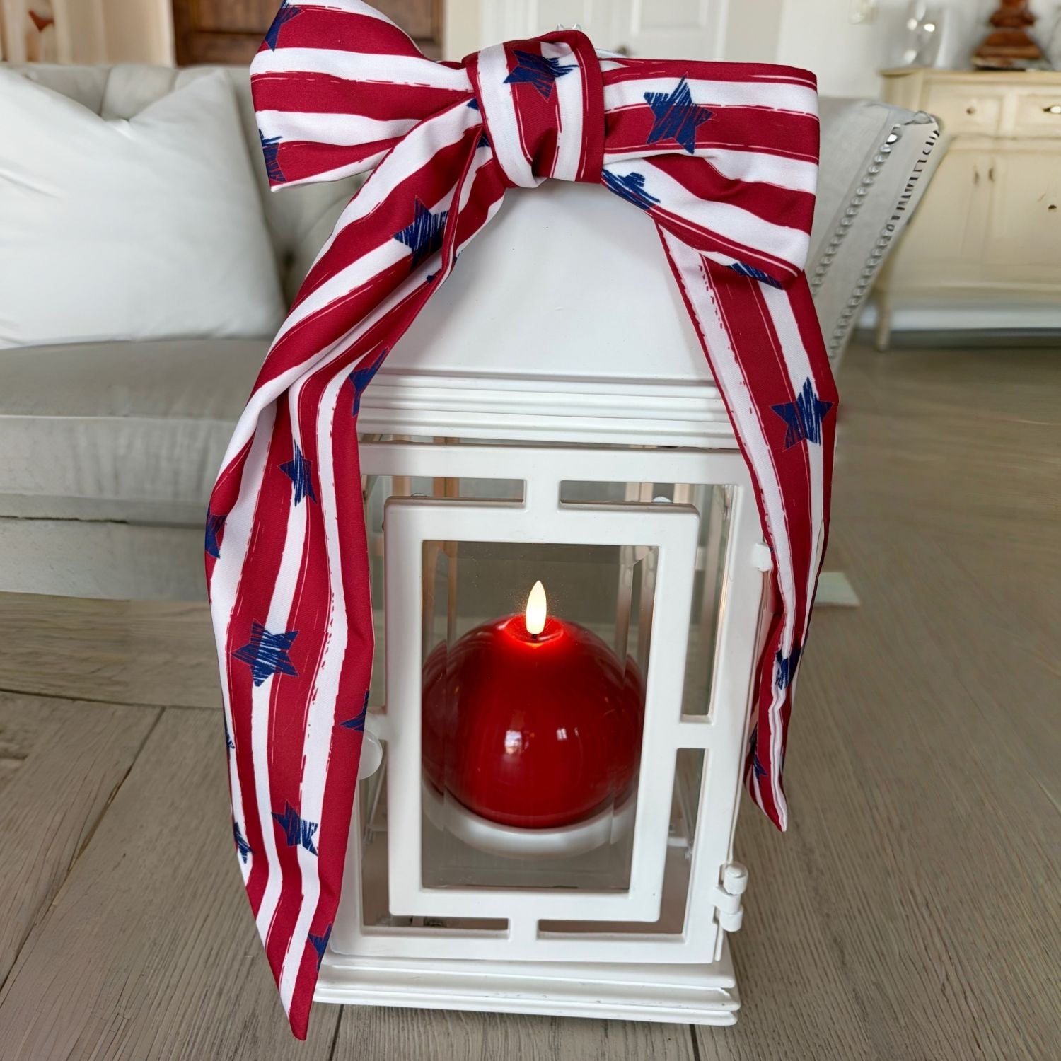 Shiny Sphere Candle – 4" Width