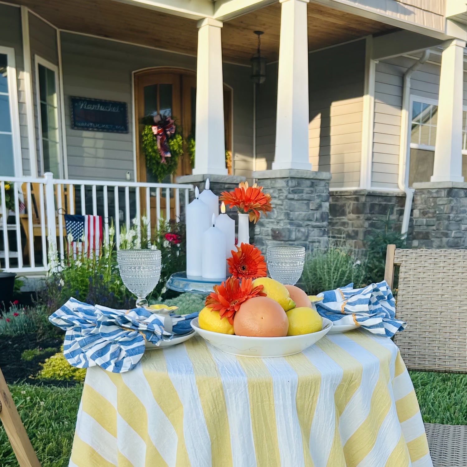 Dome Slim Pillar Candles – Set of 4