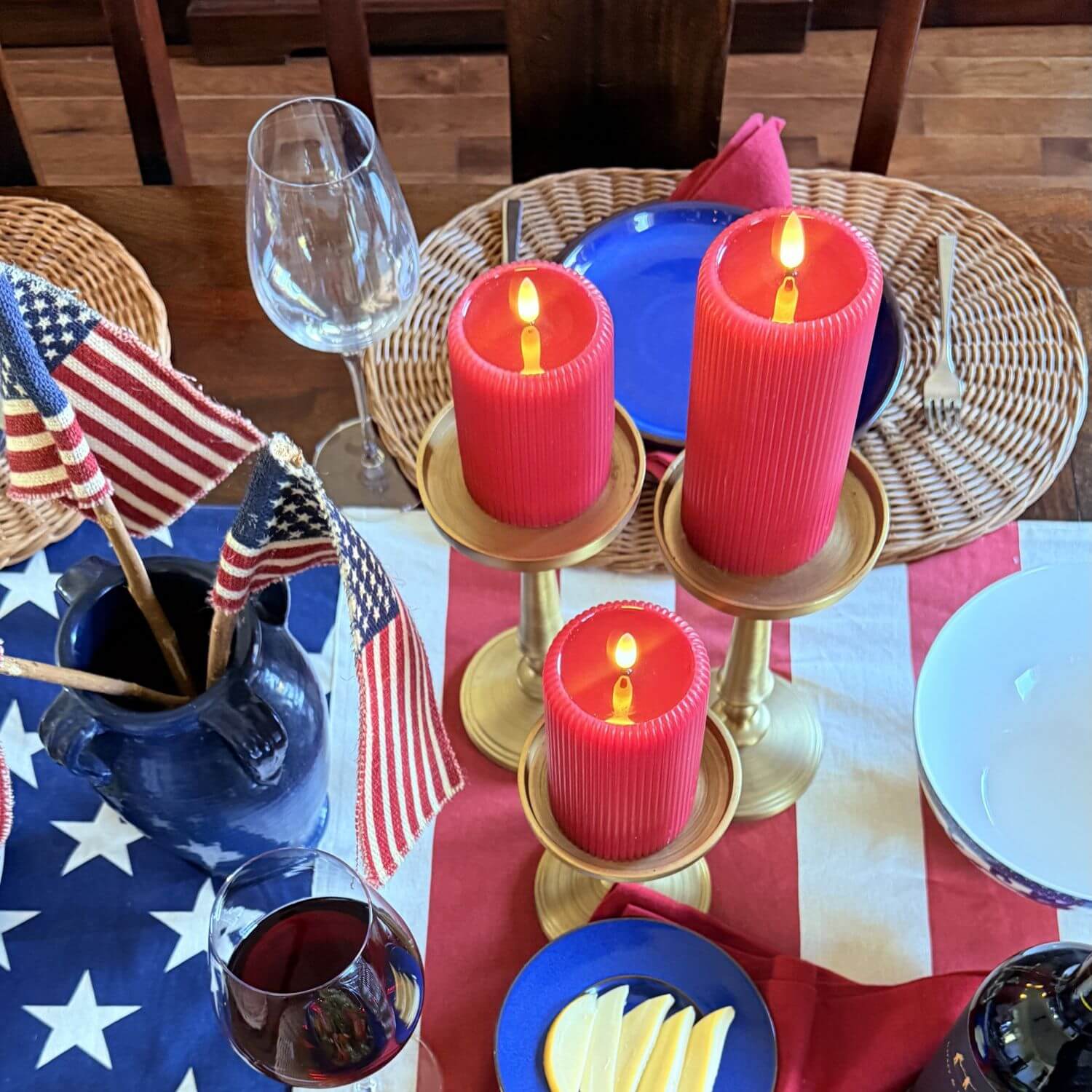 Fluted Pillar Candles – Set of 3