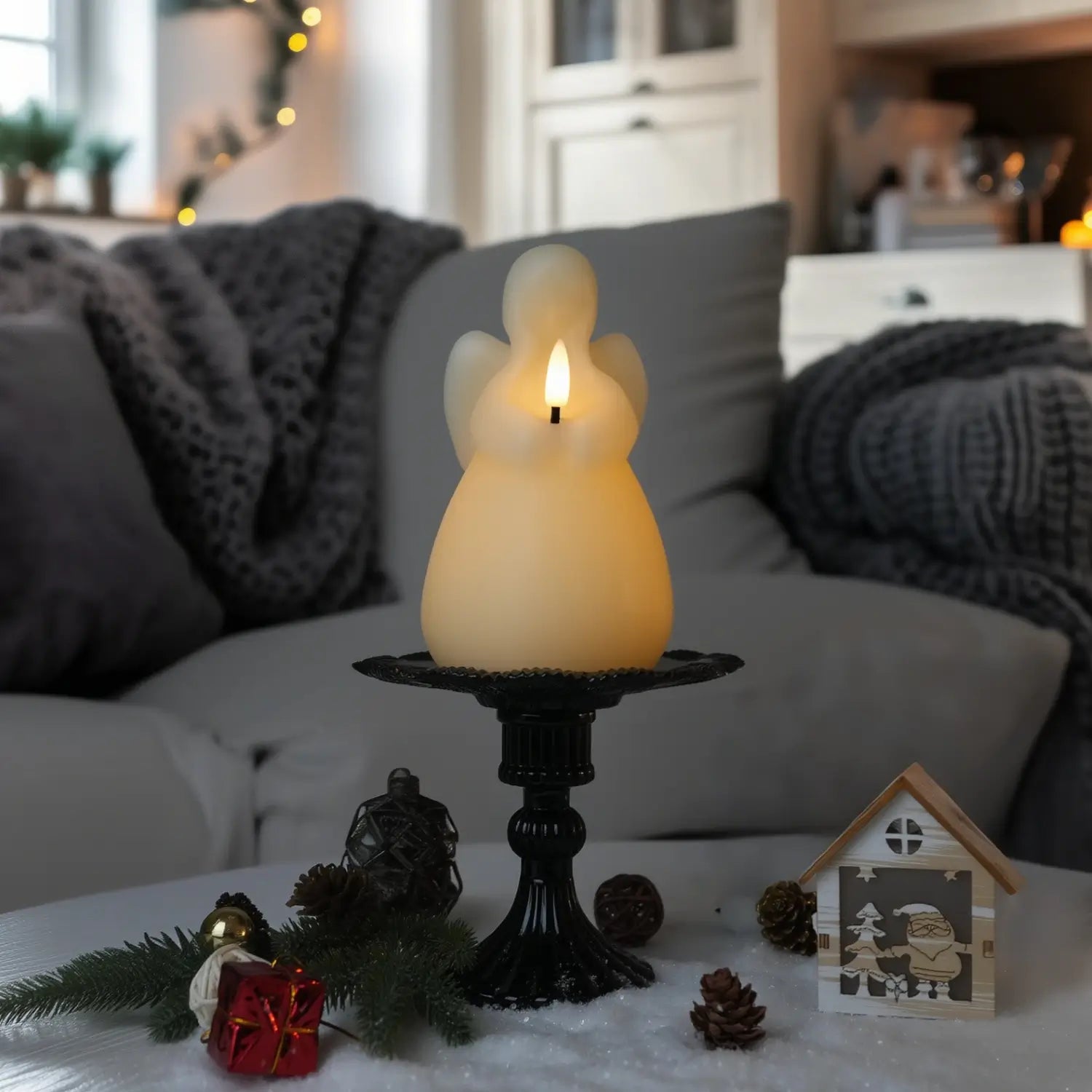 Angel  Wax Candle– 3.6" Width