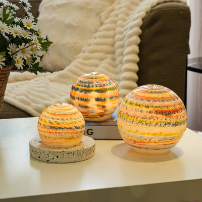Nebula Glass Orbs – Set of 3