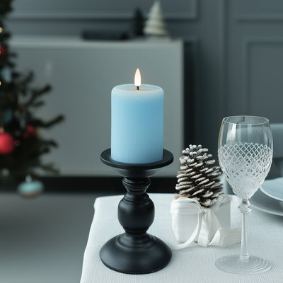 Fluted Pillar Candle – 3" Width