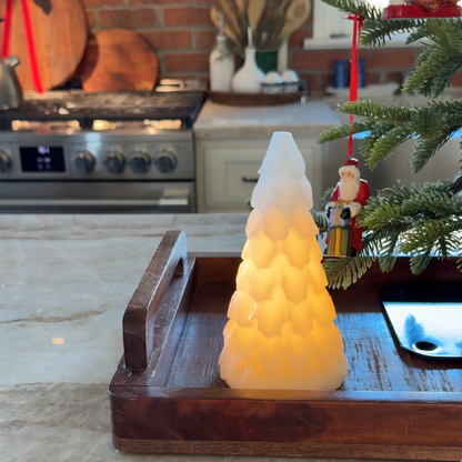 Christmas Tree Wax Candle – 3.8" Width