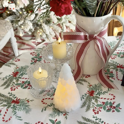 Christmas Tree Wax Candle – 3.8" Width