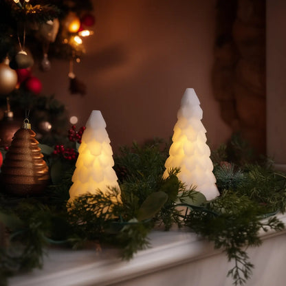Christmas Tree Wax Candle – 3.8" Width