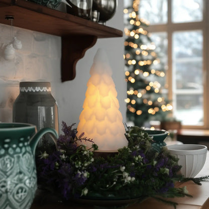 Christmas Tree Wax Candle– 3.8" Width