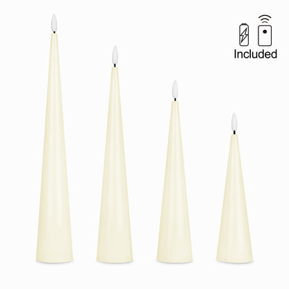 Shiny Cone Candles
