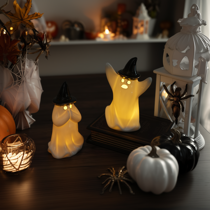 Ghost Ceramic Lamp, Set of 2