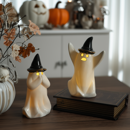 Ghost Ceramic Lamp, Set of 2