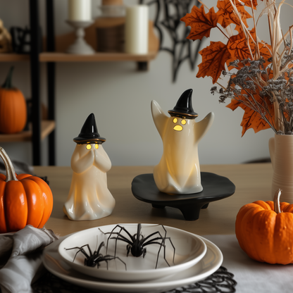 Ghost Ceramic Lamp, Set of 2