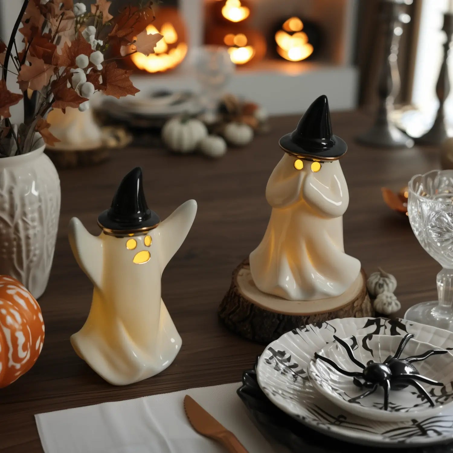 Ghost Ceramic Lamp – Set of 2