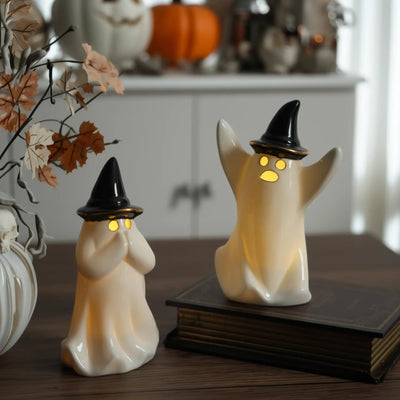 Ghost Ceramic Lamp – Set of 2