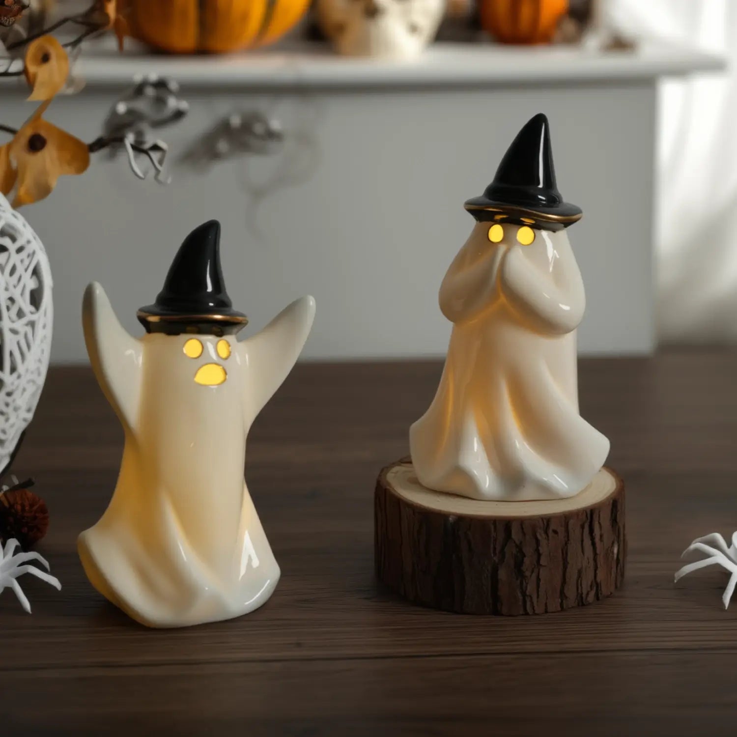 Ghost Ceramic Lamp – Set of 2