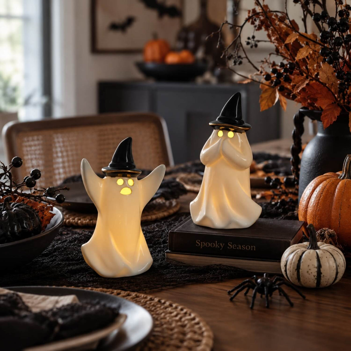 Ghost Ceramic Lamp – Set of 2