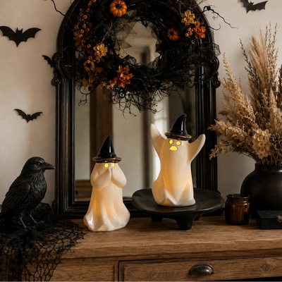 Ghost Ceramic Lamp – Set of 2