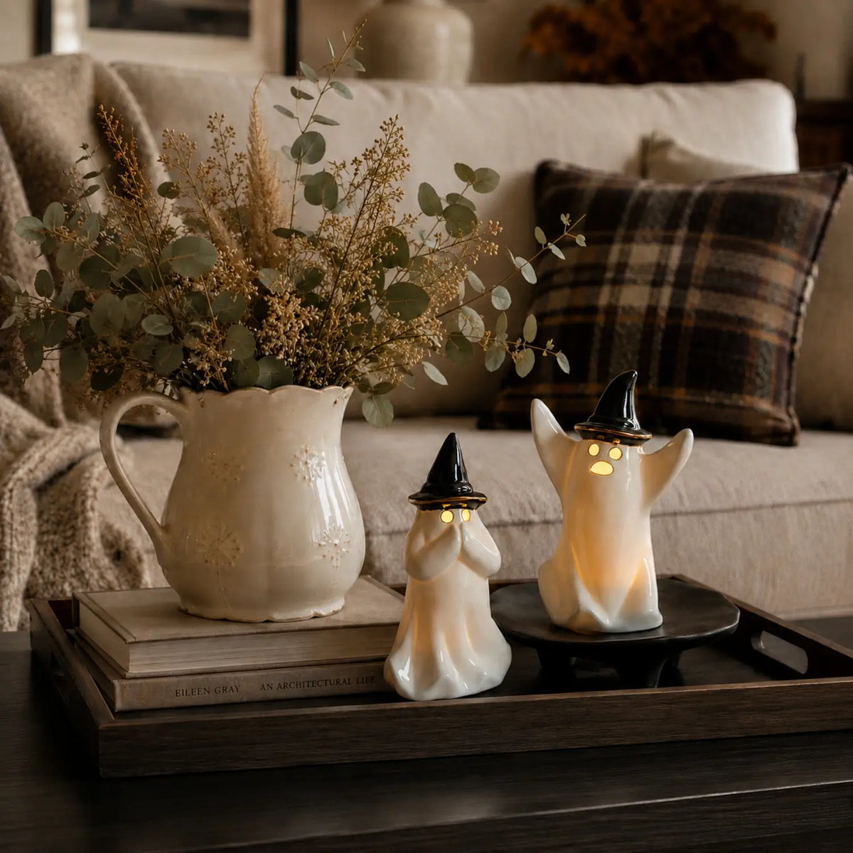 Ghost Ceramic Lamp – Set of 2