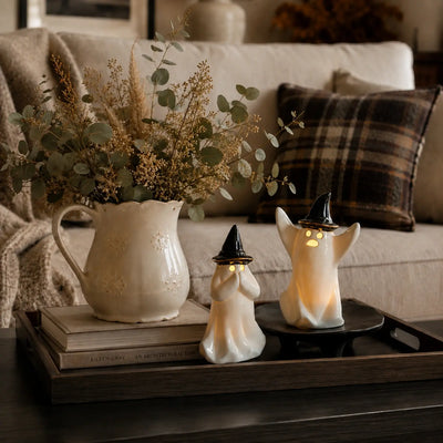 Ghost Ceramic Lamp – Set of 2