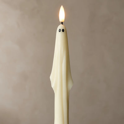Ghost Flameless Taper Candles – Set of 2