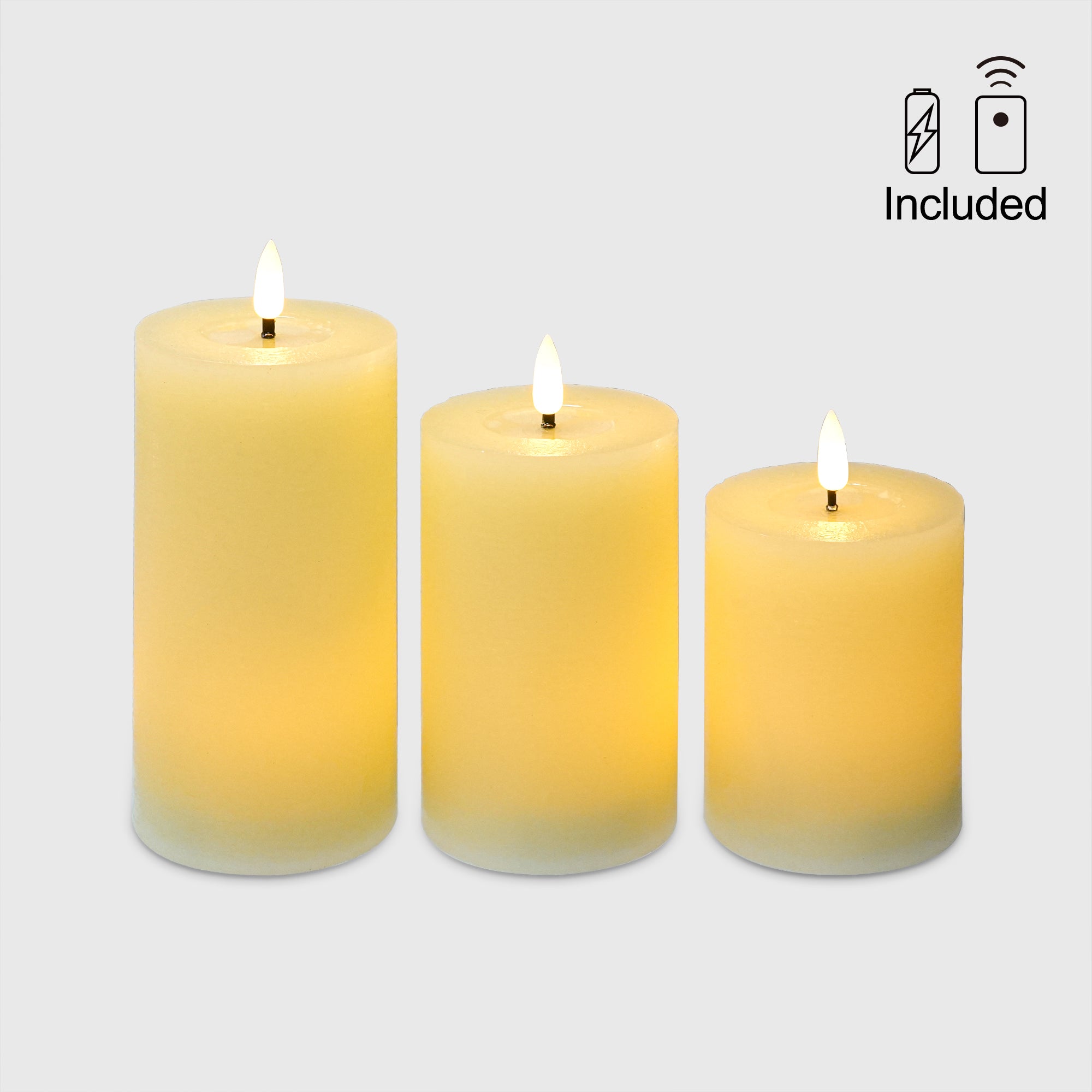 Flat Pillar Candles