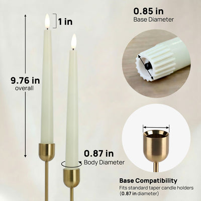 Classic Flameless Taper Candles
