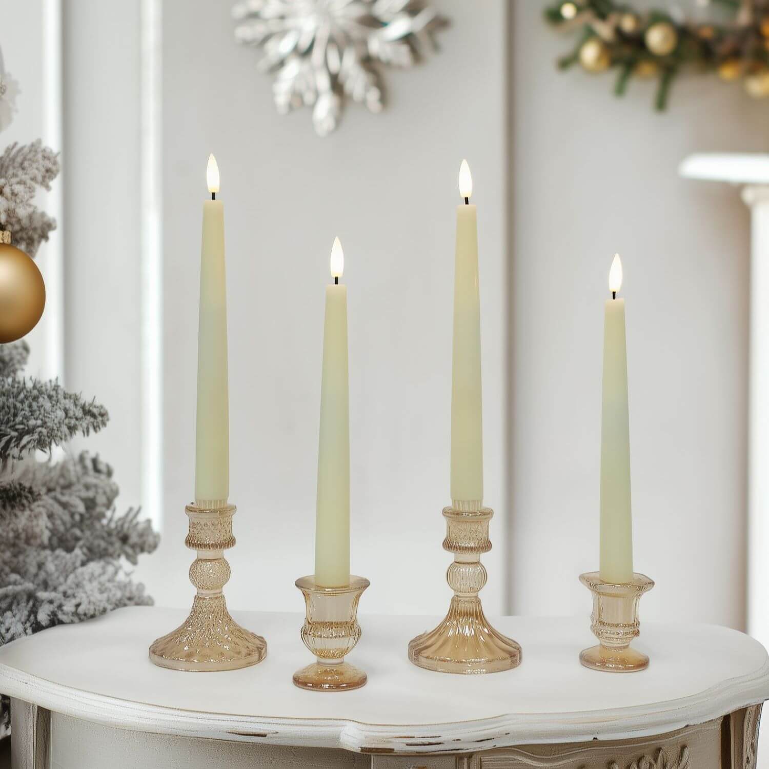 Cone Taper Candles – Set of 4