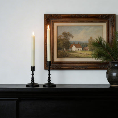Wave Flameless Taper Candles 11.5"