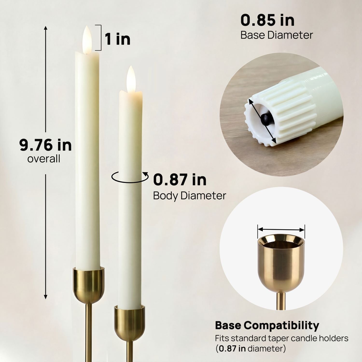 Wave Taper Candles