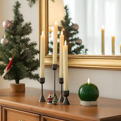 Wave Taper Candles – Set of 4