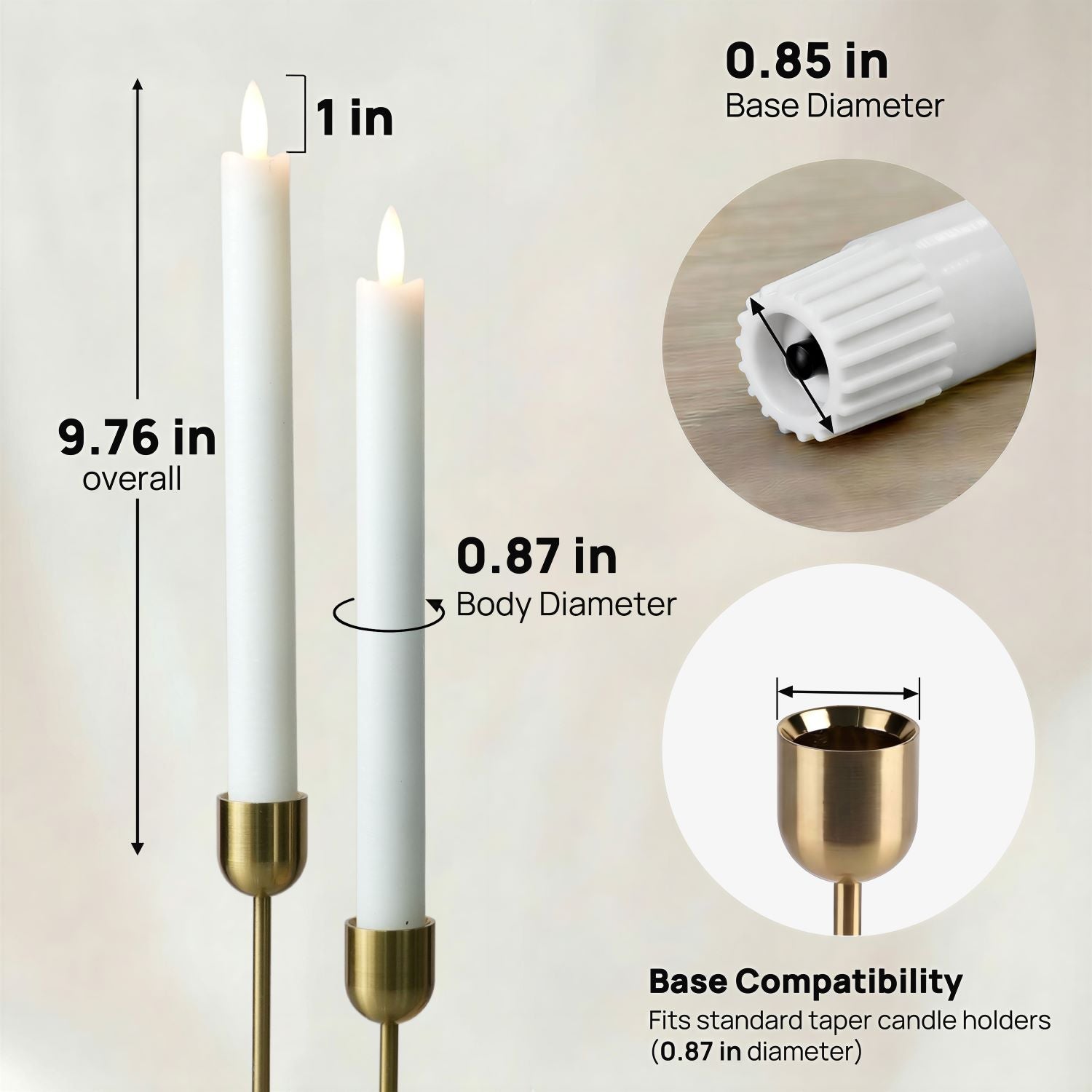 Wave Taper Candles
