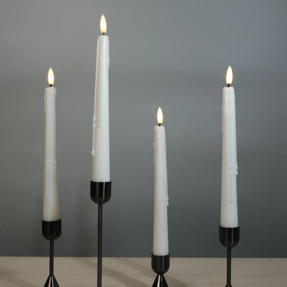 Wax Drip Taper Candles – Set of 4