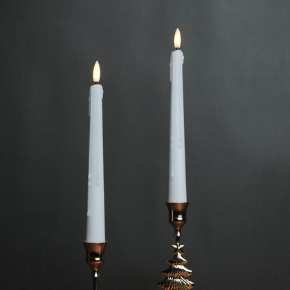 Wax Drip Taper Candles – Set of 4