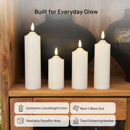 Dome Votive Candles, Set of 4