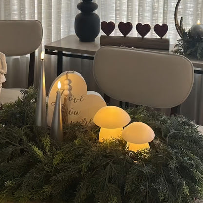 Mushroom Wax Candles – Set of 2