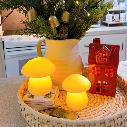 Mushroom Wax Candles – Set of 2