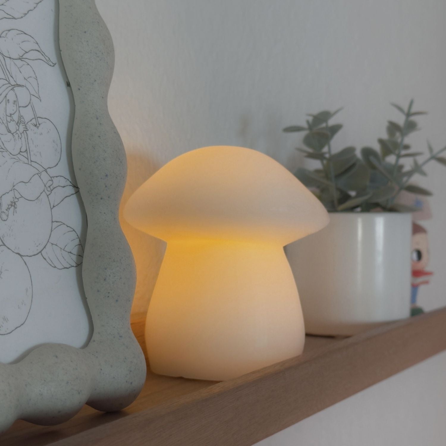 Mushroom Wax Candles – Set of 2