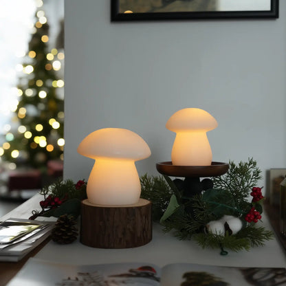 Mushroom Wax Candles – Set of 2