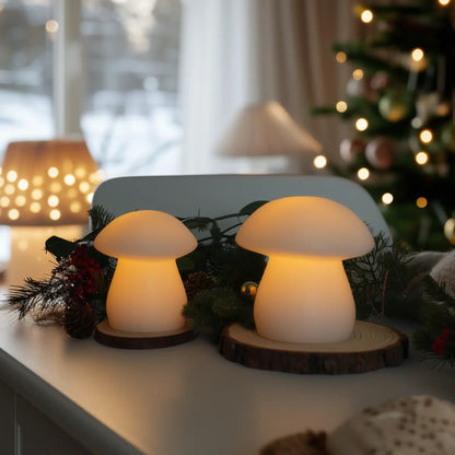 Mushroom Wax Candles – Set of 2