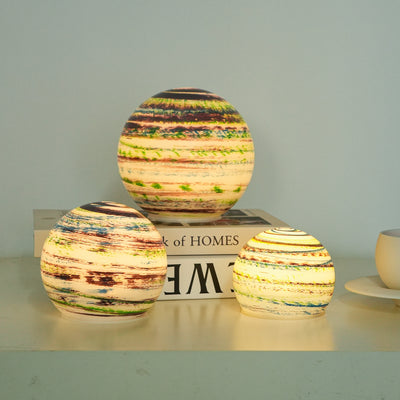 Nebula Glass Orbs – Set of 3