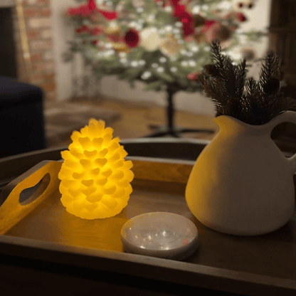 Pinecone Wax Candle – 4.5" Width