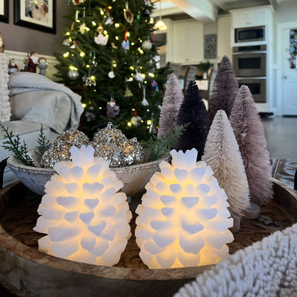 Pinecone Wax Candle – 4.5" Width