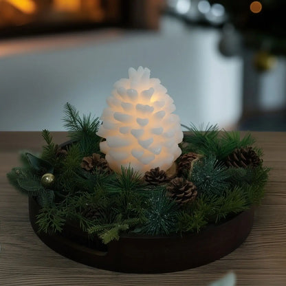 Pinecone Wax Candle – 4.5" Width