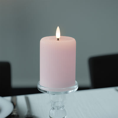 Fluted Pillar Candle – 3" Width