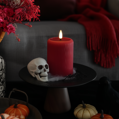 Fluted Pillar Candle