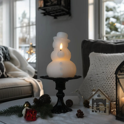 Snowman Wax Candle – 4" Width