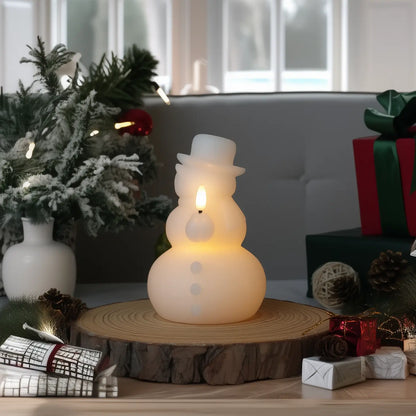 Snowman Wax Candle – 4" Width