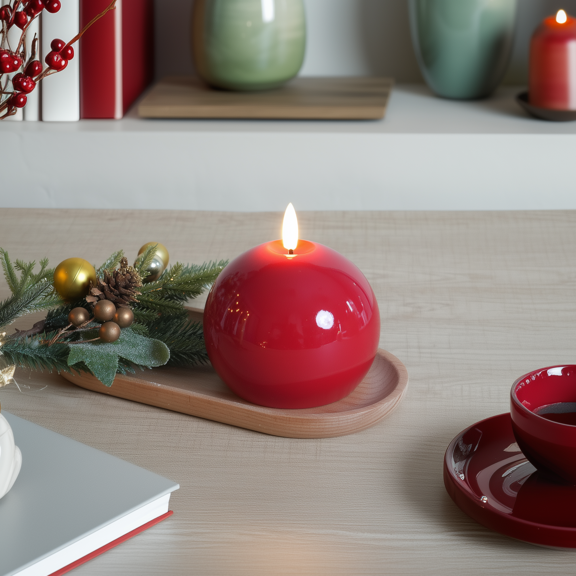 Shiny Sphere Candle